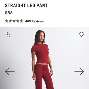 Skims Br Straight Leg Pants